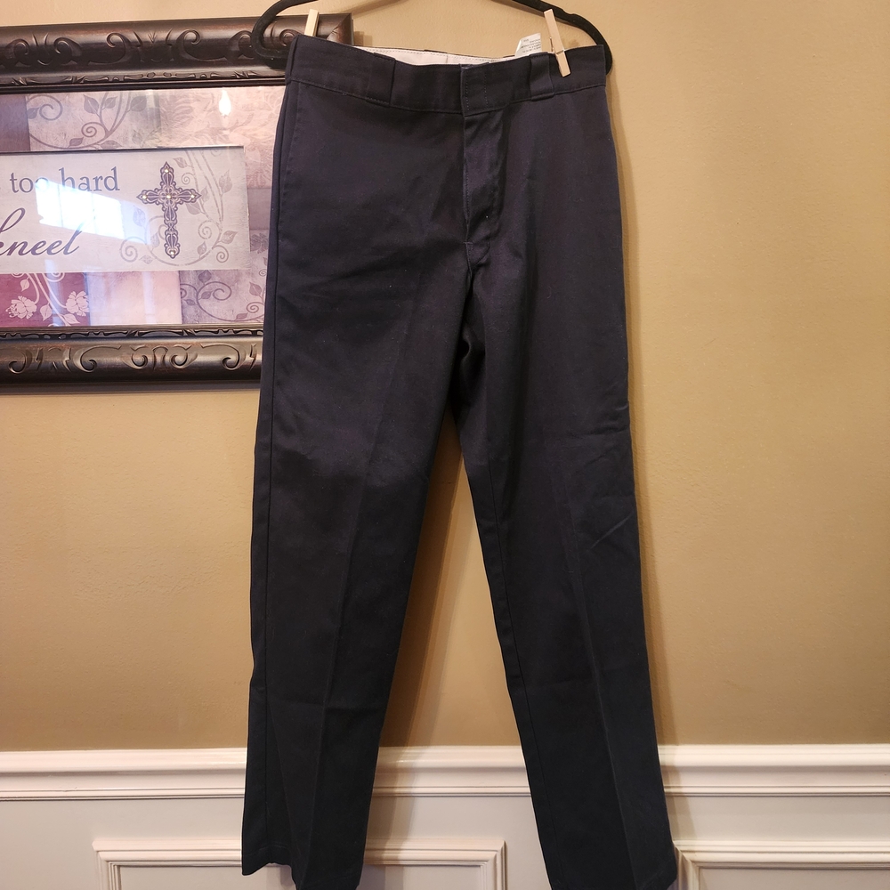 Dickies Men's Dark Gray Dress Pants